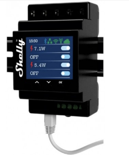 Shelly PRO 4PM V2 quadruple relais WIFI