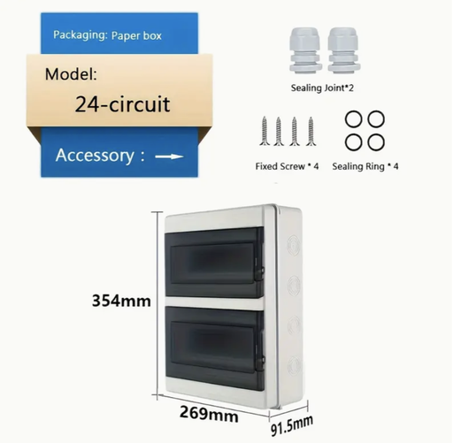 Boîte de protection de distribution extérieure, armoire de commutation électrique