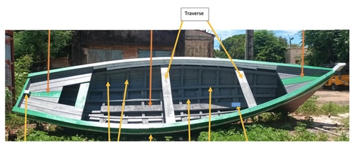 Traverse ( Banquette ) Boutre ( Pont )