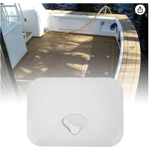 Jiawu Trappe de Bateau, Trappe D'accès Marin, Trappe D'accès au Pont de Bateau Marin et Couvercle 10-5/8X14-3/4 Pouces, Dégagement D'ouverture 7-1/2X11-1/2 Pouces, Installation Facile, boutre 