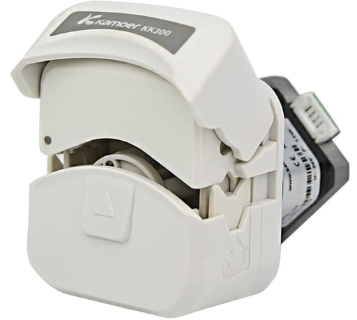 Pompe péristaltique à haut débit avec moteur pas à pas 24 V Kamoer KK300 Pompe doseuse de liquide à changement de tube rapide Contrôle PWM 1~485 ml/min, 600 tr/min, 6 types de tubes pris en charge
