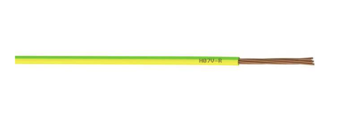 Fil électrique 2.5 MmÂ² H07Vu, En Couronne De 25M Vert / Jaune SANIFER mada tana