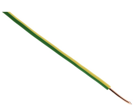 Câble d'alimentation électrique H07V-U 2,5mm² jaune et vert - 100m - Zenitech. amazon France