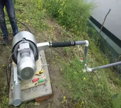 Pompe à air régénératrice d'alimentation en oxygène pour étang d'eau Souffleur d'anneau d'élevage de pisciculture pour l'aquaculture Biofloc, tilapia